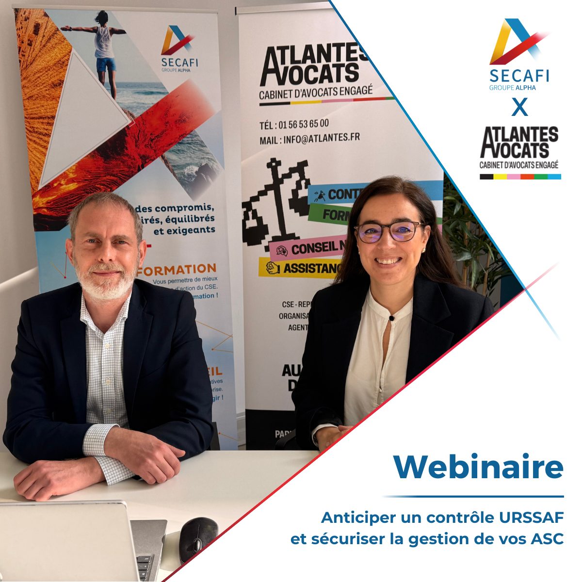Replay du Webinaire "Anticiper un contrôle URSSAF et sécuriser la gestion de vos ASC" du 26 février 2026 Replay du Webinaire "Anticiper un contrôle URSSAF et sécuriser la gestion de vos ASC" du 26 février 2026