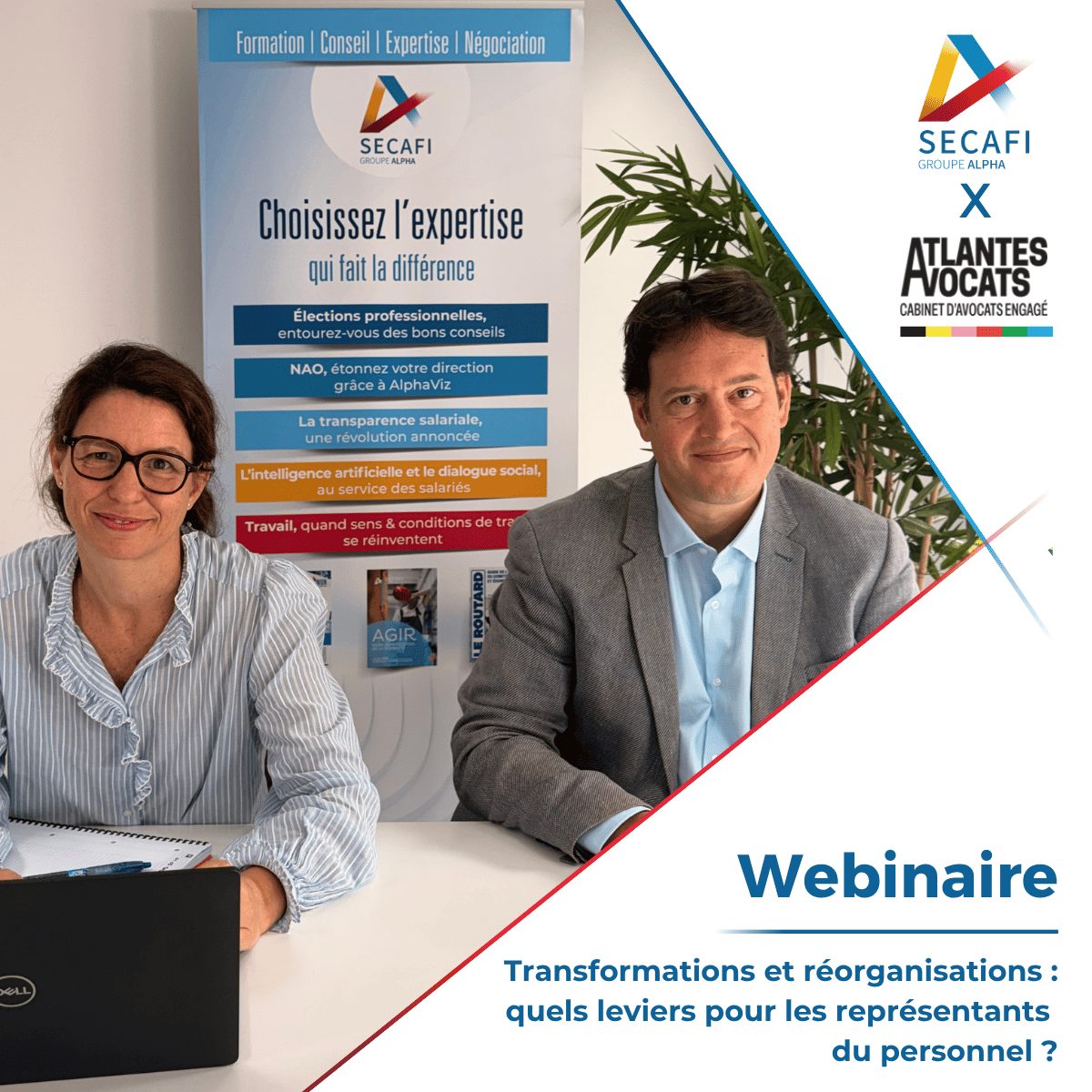 Replay du Webinaire "Transformations et réorganisations : quels leviers pour les représentants du personnel ?" du 10 septembre 2026 Replay du Webinaire "Transformations et réorganisations : quels leviers pour les représentants du personnel ?" du 10 septembre 2026